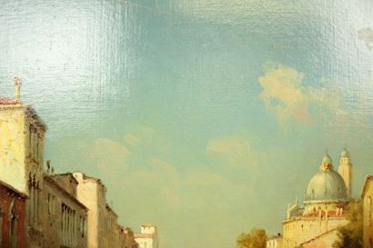 G. FARGUES 
Venice, oil on canvas, signed...