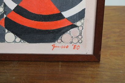 Clubs, diamonds, hearts and spades, painting...