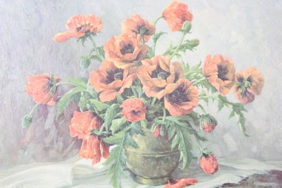 Erich KRUGER (1897-1978) 
Nature morte aux...