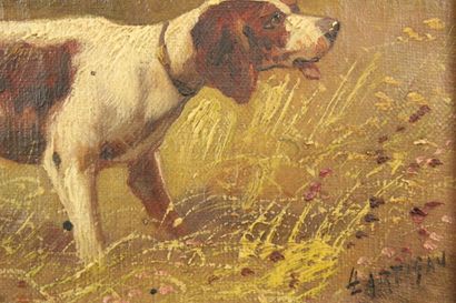 Louis LARTIGAU (XXème siècle)
Chien de chasse,...
