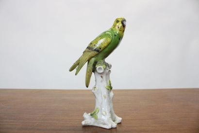 CAPODIMONTE.
Meeting of a parrot in polychrome...