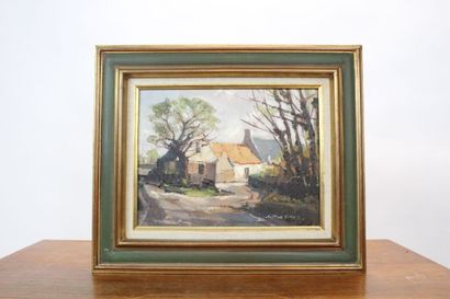 Jean-Pierre LEBRAS (1937-2017) 
La ferme...