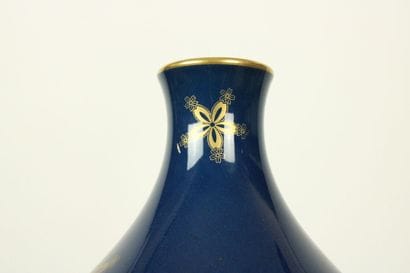 SEVRES. Porcelain vase decorated with stylized...