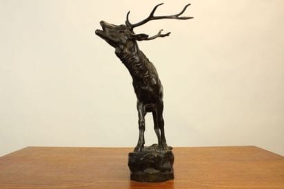VALTON Charles (1851-1918)
Le brame du cerf,...