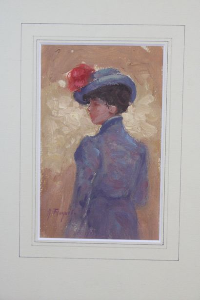 Armand FOUQUET (1904-?)
Portrait d'une élégante,...