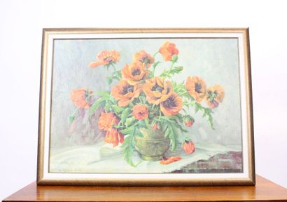 Erich KRUGER (1897-1978) 
Nature morte aux...