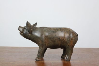 Pierre CHENET (XXème siècle) 
Cochon la tête...
