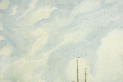 Edoardo Federico DE MARTINO (1838-1912)
Marine,...