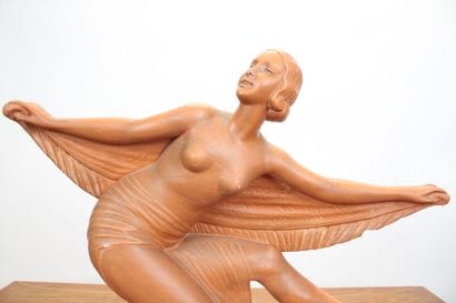 Salvatore MELANI (1902-1934)
Dancer, terracotta,...