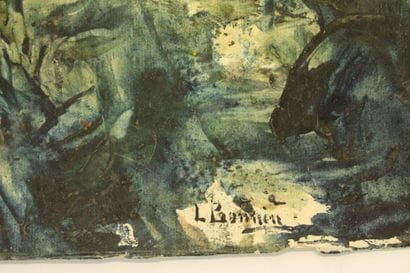Luis BONNIN MARTIN (1873-1964) 
Procession...