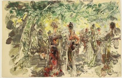 Luis BONNIN MARTIN (1873-1964)
Scènes au...
