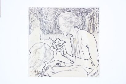 Luis BONNIN MARTIN (1873-1964)
Femme à la...