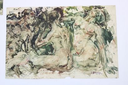 Luis BONNIN MARTIN (1873-1964)
Nu féminin,...