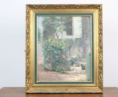 Auguste Michel NOBILLET (1850-1914) Cour...