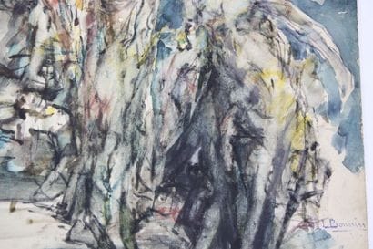 Luis BONNIN MARTIN (1873-1964)
Nu, aquarelle...