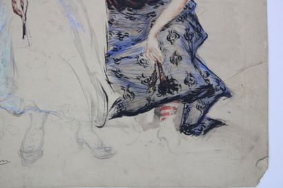 Luis BONNIN MARTIN (1873-1964)
Les deux danseuses,...