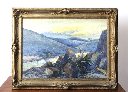 Louis JULLIEN ROUSSET (1859-1921)
Paysage...