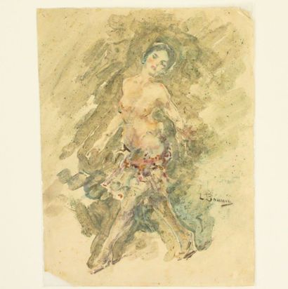 Luis BONNIN MARTIN (1873-1964)
La danseuse,...