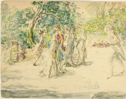 Luis BONNIN MARTIN (1873-1964)
Scènes galantes,...