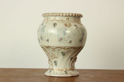 Emile GALLE (1846-1904), earthenware baluster...