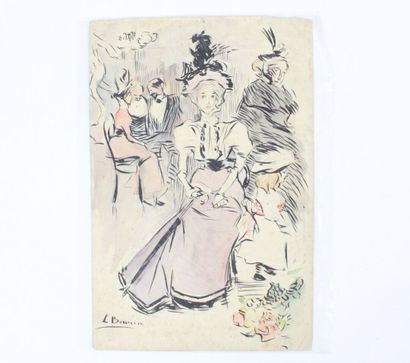 Luis BONNIN MARTIN (1873-1964)
Élégante assise,...