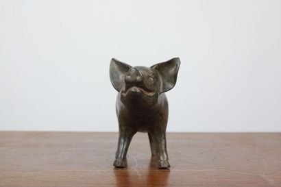 Pierre CHENET (XXème siècle) 
Cochon la tête...