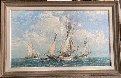 Georges LHERMITTE (1882-1967)
Marine, huile...
