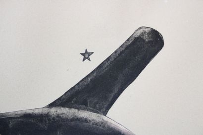 Jan MARA (1912-1992), Caricature, encre de...