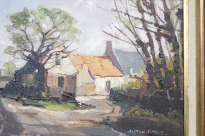 Jean-Pierre LEBRAS (1937-2017) 
La ferme...