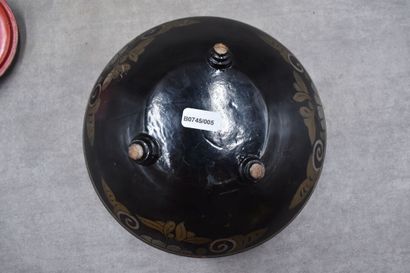 Chine 
CHINE. Boite couverte circulaire en...