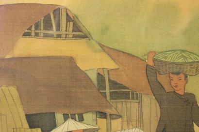 École vietnamienne du XXe siècle, Scène de...