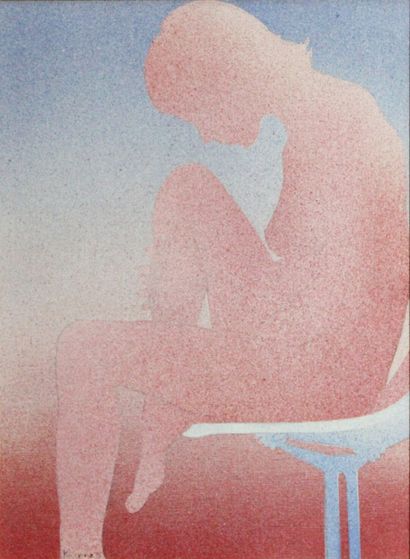 Balraj KHANNA (1940)
Portrait of a woman,...