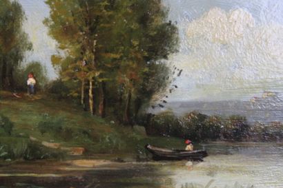 Paul FERON (XXème siècle) (attribué à)
Barque...