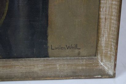 Lucien WEIL (1902-1963) 
Le violoncelliste,...