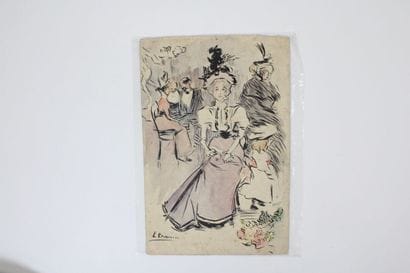Luis BONNIN MARTIN (1873-1964)
Élégante assise,...