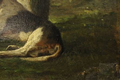Olivier Charles DE PENNE (1831-1897)
Chiens...