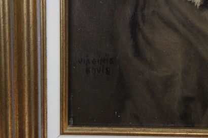 Virginie BOVIE (1827-1887). 
Femme allaitant....
