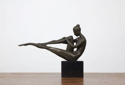 MILO (1893-1970). 
Modèle féminin à l'étirement,...
