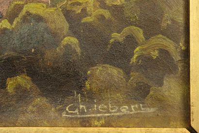 Charles LIEBERT (XIX-XX)
Maison en forêt,...