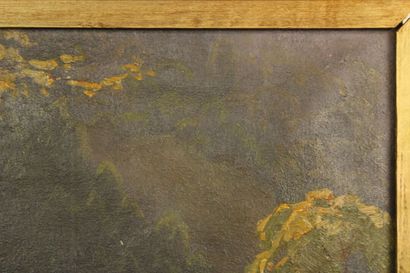 Charles LIEBERT (XIX-XX)
Maison en forêt,...
