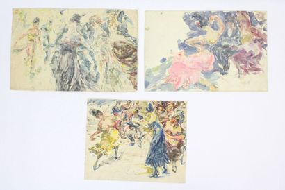 Luis BONNIN MARTIN (1873-1964)
Danseuses...