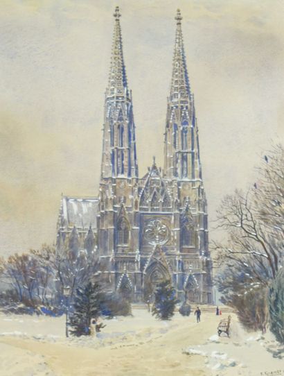 Ernst GRANER (1865-1943)
L'église votive...