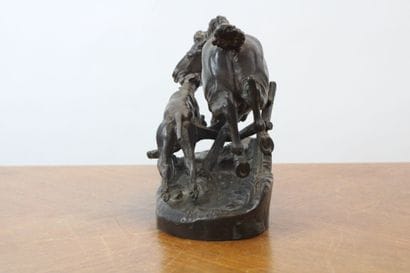 Jules MOIGNIEZ (1835-1894)
Cheval et chien...