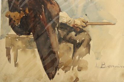 Luis BONNIN MARTIN (1873-1964) 
L'artiste...