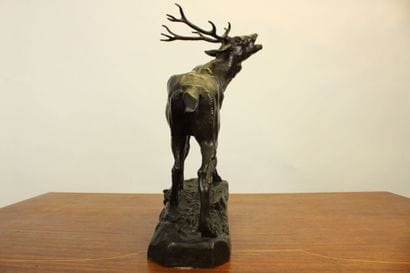 VALTON Charles (1851-1918)
Le brame du cerf,...