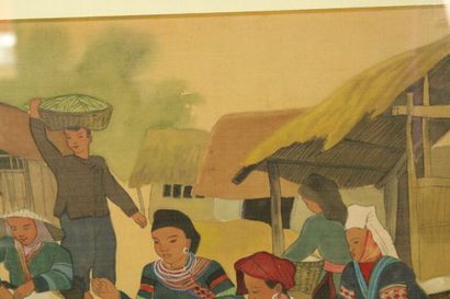 École vietnamienne du XXe siècle, Scène de...