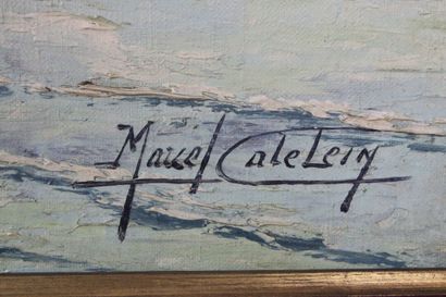 Marcel CATELEIN
(1892-1979) Marine, huile...