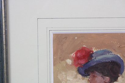 Armand FOUQUET (1904-?)
Portrait d'une élégante,...