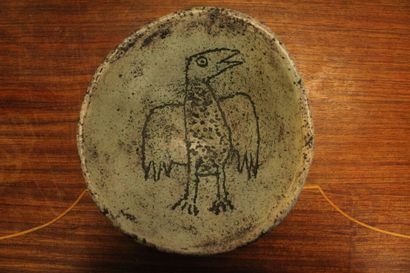 Jacques BLIN (1920-1995) Suite of 3 ceramic...