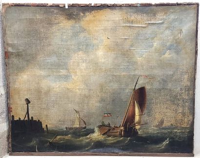 Louis 1 verboeckhoven (1802-1889) (Attribué...